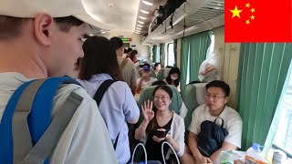 THIS is how Chinese people welcomed us  中国欢迎我们 Train from Changzhou to Shanghai 🇨🇳 [upl. by Anoynek887]