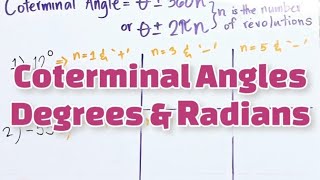 Solving for Coterminal Angles [upl. by Aihsal546]