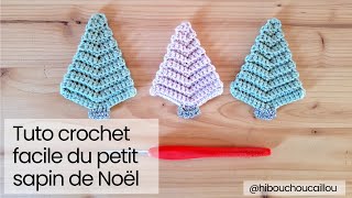 Tuto crochet facile  crocheter un sapin de Noël [upl. by Salohcin]