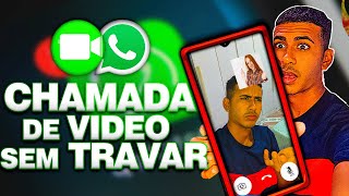 Chamada de vídeo travando no WhatsApp como resolver [upl. by Ahseki]