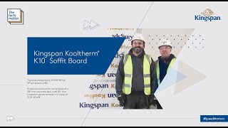 Installation ease and speed of Kooltherm K10 Soffit Board against rock mineral fibre [upl. by Badger]