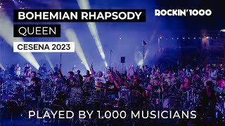 Bohemian Rhapsody  Queen played by 1000 musicians  Rockin1000 [upl. by Lamak422]