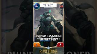 Ruined amp Retired Reckoners  Legends of Runeterra Card of the Day 29 [upl. by Slemmer]