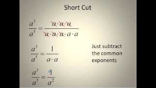 Dividing Monomials Simplifying Math [upl. by Acir]