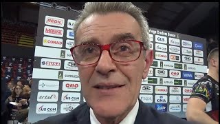 Sir Perugia Piacenza 32 Intervista al coach Lorenzetti [upl. by Winola448]