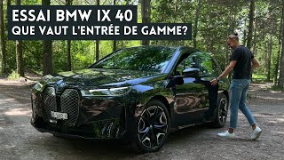 ESSAI BMW iX xDrive 40 que vaut lentrée de gamme [upl. by Aiak]