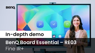 Demo BenQ Board Essential – RE03  Fine IR  BenQ Education [upl. by Sudoeht]