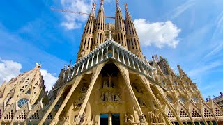 SAGRADA FAMILIA Barcelona  Full tour in 4K exterior  interior [upl. by Aniad]