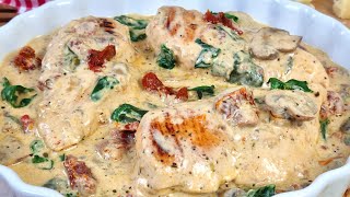 Pollo A La Toscana ¡Una Receta de Pechuga de Pollo Que No Puedes Perderte [upl. by Yemirej]