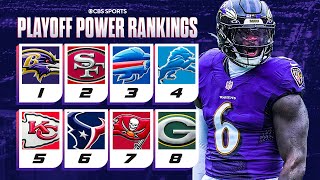 NFL Playoff Power Rankings Bills in top 3 Lions ahead of Chiefs  CBS Sports [upl. by Raddie]