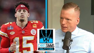 Chris Simms 2024 Top 40 QB Countdown No 1 Patrick Mahomes  Chris Simms Unbuttoned  NFL on NBC [upl. by Nonarb]