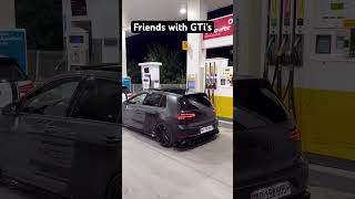 Friends with GTI’s car vwgolfgti carstunt cardrift cardrift cartok volkswagengolf music cr7 [upl. by Kin]