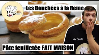 Comment faire ses bouchées à la reine Bouchées feuilletés volauvent [upl. by Ruosnam]