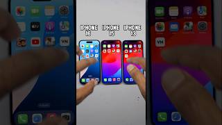 iPhone 16 vs iPhone 15 vs iPhone 13 Speed Test 🚀 Who’s the Real King 👑shorts viralvideo [upl. by Newob]