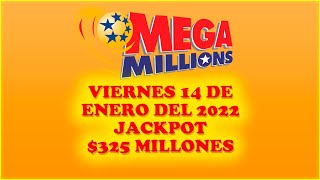 Resultados Mega Millions 14 de Enero del 2022 325 Millones de dolares [upl. by Anyela]