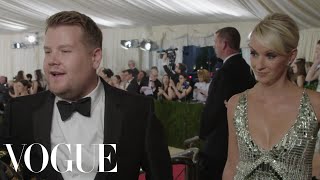 James Corden on Carpool Karaoke and Being Anna Wintours Favorite Comedian  Met Gala 2016 [upl. by Ellard]