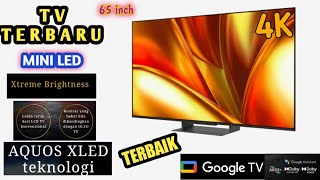 Review Tv Sharp 4TC65GU8500X Terbaik Xled google tv review sharp tv [upl. by Rapsag]