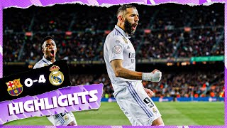 FC Barcelona 04 Real Madrid  HIGHLIGHTS  Copa del Rey [upl. by Hevak]