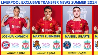 🚨 LIVERPOOL EXCLUSIVE TRANSFER NEWS 🔥🔥 SUMMER TRANSFER WINDOW 2024 FT ZUBIMENDI KIMMICH WHARTON [upl. by Ruelu770]