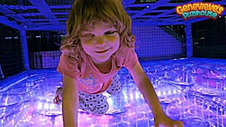 Best Family Fun Indoor Playground Videos with Genevieve [upl. by Hulburt]