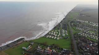 Coastal erosion to the South of Withernsea [upl. by Celisse]