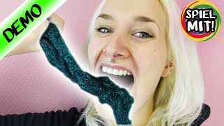 ESSBARER SCHLEIM SELBER MACHEN  Slime DIY ohne Marshmallows aus 3 Zutaten  Glibber zum Essen [upl. by Ahsineb]