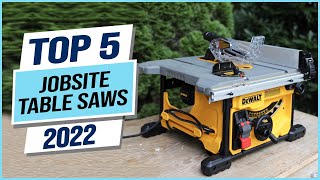 Top 5 Best Jobsite Table Saws 2023 [upl. by Marco]