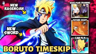 TỔNG HỢP BORUTO SAU TIMESKIP  BORUTO BLUE VORTEX [upl. by Nnalyrehs]