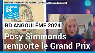 Festival de la BD dAngoulême 2024  la Britannique Posy Simmonds remporte le Grand Prix [upl. by Manard]