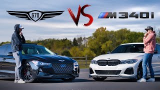 BMW M340i vs GENESIS G70  WHO BOUGHT THE RIGHT CAR [upl. by Adnir658]