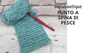 punto a spina di pesce oanaboutique scheepjes [upl. by Kimitri205]