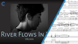 River Flows in You  Yiruma  Flute  Sheet Music Chords and Vocals [upl. by Annahvas]