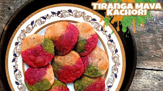 Tiranga Mawa Poori  Independence Day Special  Tricolour Mawa Poori  Flavourful Spices [upl. by Ahseyt]