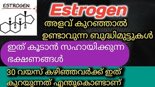 Estrogen Hormone  Best Estrogen Rich Food for Health Secret Boosting Estrogen in malayalam [upl. by Faline]