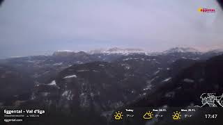 Webcams von den Eggentaler Dolomiten [upl. by Neroc989]