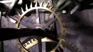 Wimborne Minster Tower Clock Mechanism [upl. by Senhauser]