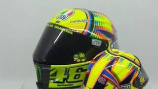 de agostini vs minichamps rossi helmet [upl. by Arik266]