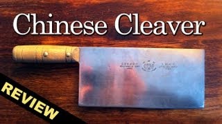 The Chinese Cleaver Review in Kitchenware Geek [upl. by Ilesara241]