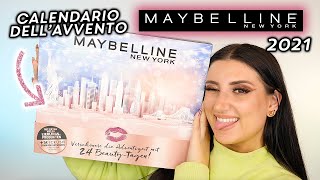 CALENDARIO DELLAVVENTO MAYBELLINE 2021 🎁 [upl. by Emlynne377]