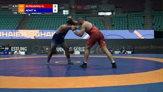 Round 2 FS  125 kg G PETRIASHVILI GEO v M MOHIT IND [upl. by Toulon]