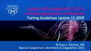 Lupus Anticoagulant and Antiphospholipid Antibodies Testing Guidelines [upl. by Morganne]