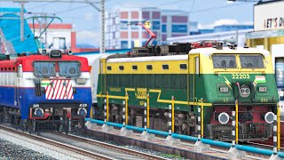 Kolkata Delhi express  Indian Train Simulator 2018  Free2 [upl. by Ytirev747]