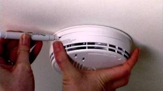 Replace battery in Ei141 smoke alarm [upl. by Tomas]