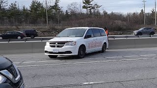 CRASH Caravan Turned Sideways Impact HWY 417 [upl. by Briana468]