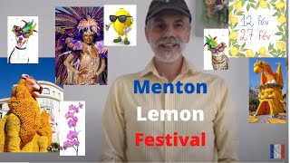 La Fête du Citron à Menton  Menton Lemon Festival learn French [upl. by Anidal253]