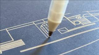 Custom Sailboat Blueprint using a Pen Plotter [upl. by Eillil263]