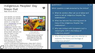 “ Indigenous People’s Day Steps Out” Achieve 3000 answers [upl. by Odlanir]