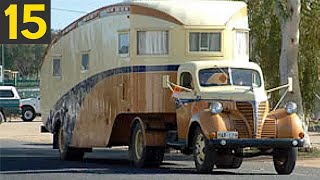 TOP 15 Vintage RVs and Motorhomes [upl. by Nirot244]