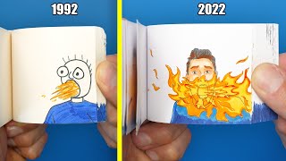 Remaking My Favorite Flipbook 30 YEARS LATER [upl. by Ahsekad]