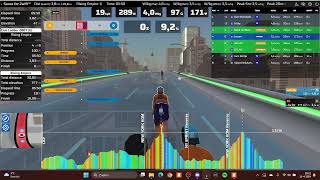 Zwift  Club Ladder 2807  TeamNL Cloud9 vs Valhalla Garmr on Rising Empire in New York [upl. by Ayatnohs424]